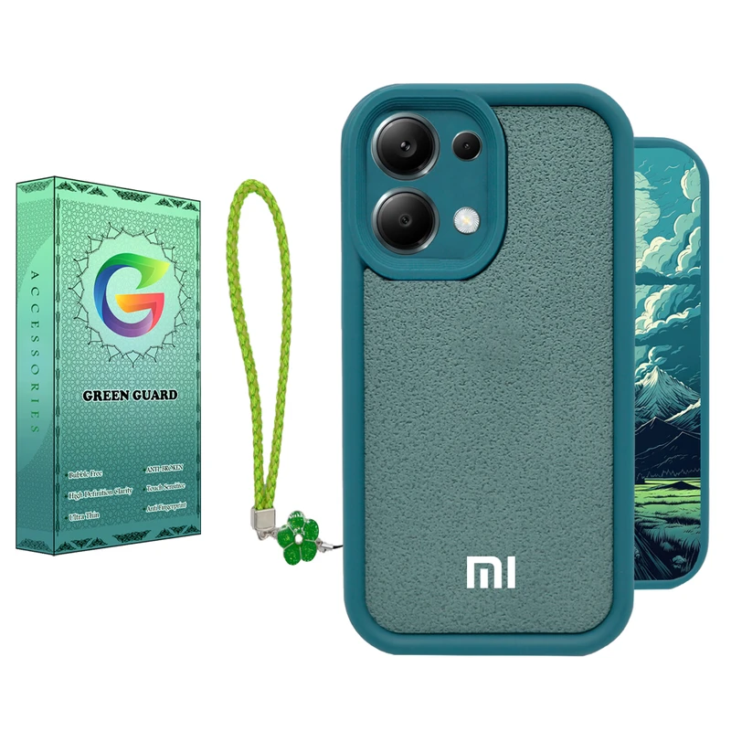 کاور گرین گارد مدل Leather-333 مناسب برای گوشی موبایل شیائومی Redmi Note 13 Pro 4G به همراه آویز