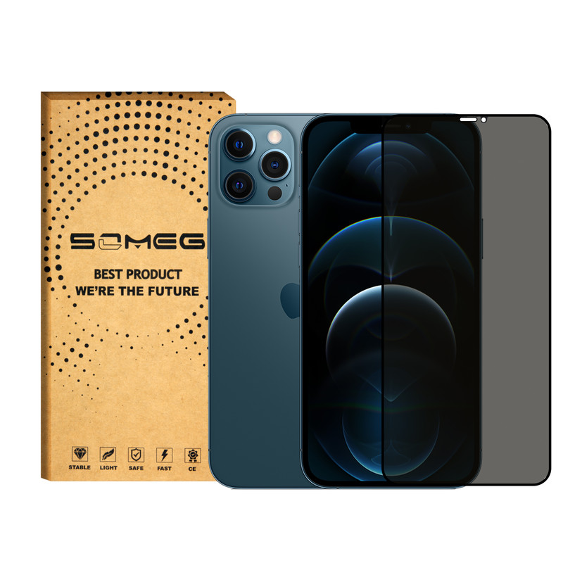 محافظ صفحه نمایش حریم شخصی سومگ مدل SMG-Pv مناسب گوشی موبایل اپل iPhone 12 Pro Max
