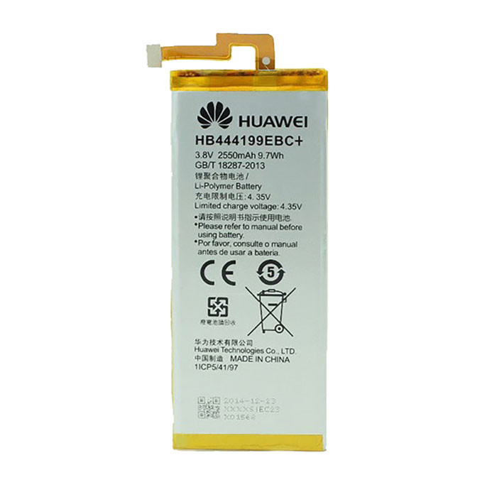  باتری موبایل مدل HB444199EBC+ ظرفیت 2550 میلی آمپر ساعت مناسب برای گوشی موبایل آنر 4C 