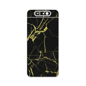 MAHOOT Graphite-Gold-Marble Cover Sticker for Samsung Galaxy A80