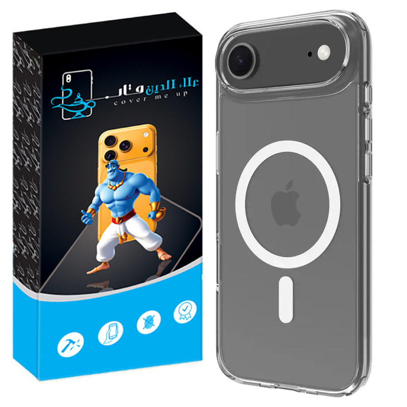کاور علاالدین قاب مدل مگ سیف شفاف مناسب برای گوشی موبایل اپل iPhone Air
