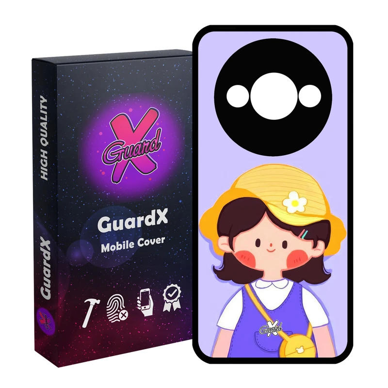 کاور گارد ایکس طرح دختر مناسب برای گوشی موبایل شیائومی Redmi A3 4G/ A3X 4G/ Poco C61
