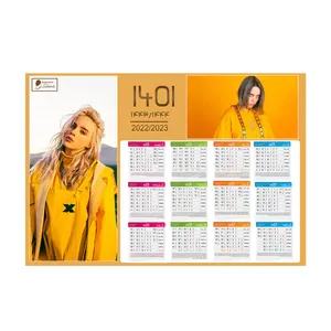  تقویم دیواری سال 1401 بادکنک آبی مدل بیلی آیلیش  کد 4
