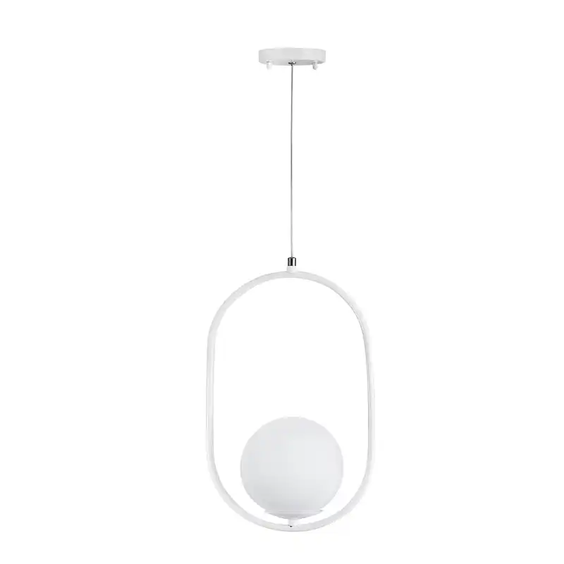 لوستر آویز تک شعله چشمه نور کد AB1237/1-WT