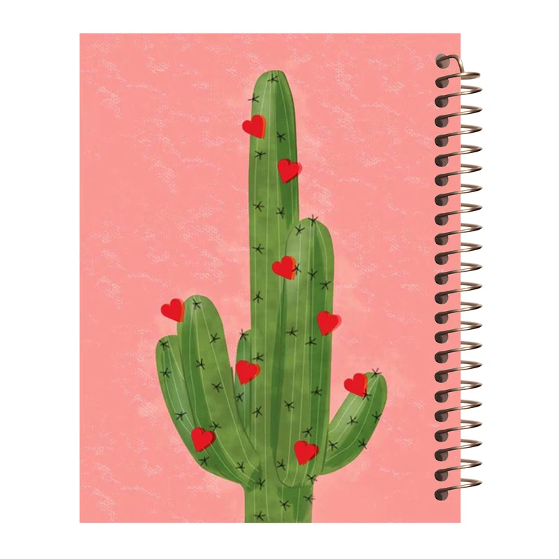 دفتر مشق 100 برگ مدل کاکتوس کد H165