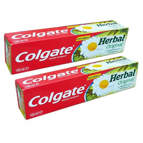 خمیر دندان کلگیت مدل Herbal حجم 100 میلی لیتر مجموعه 2 عددی