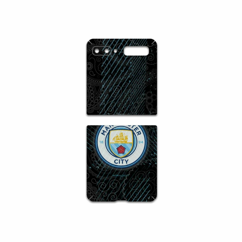 برچسب پوششی ماهوت مدل Manchester-City مناسب برای گوشی موبایل سامسونگ Galaxy Z Flip