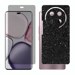 Glass Together model privacy screen protector suitable for Honor X9c mobile phone with back cover sticker