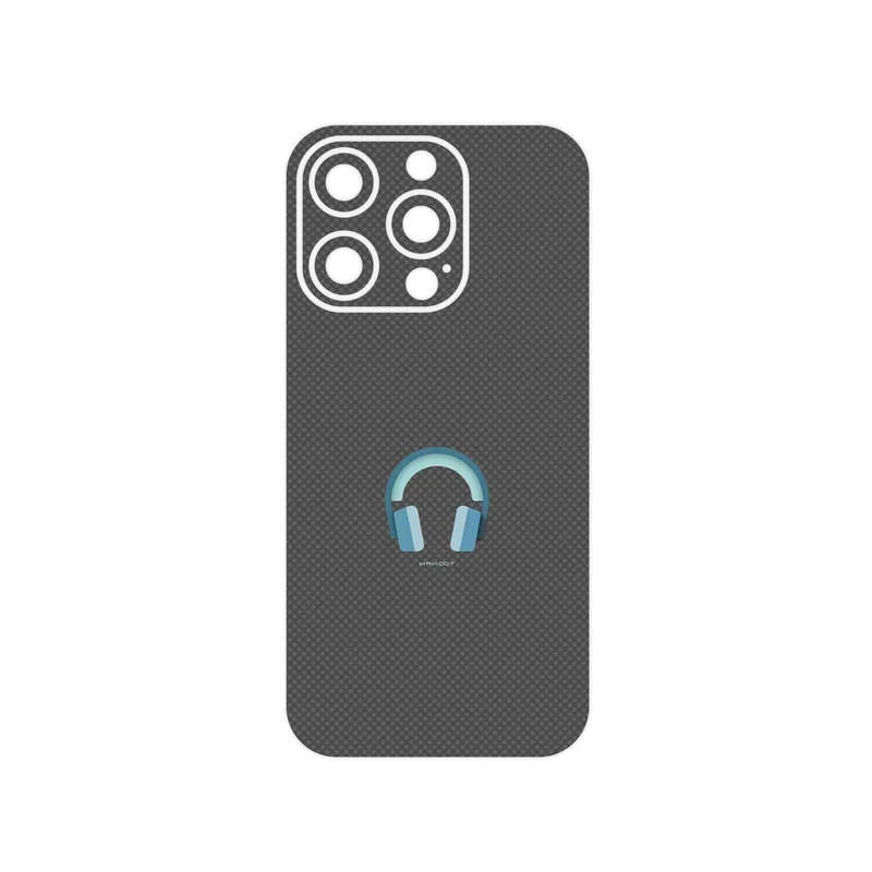 برچسب پوششی ماهوت مدل Minimal Headphone Icon مناسب برای گوشی موبایل اپل iPhone 14 Pro