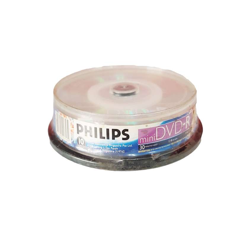 دی وی دی خام فیلیپس مدل VD-W14G10SP بسته 10 عددی دی وی دی خام فیلیپس مدل VD-W14G10SP بسته 10 عددی