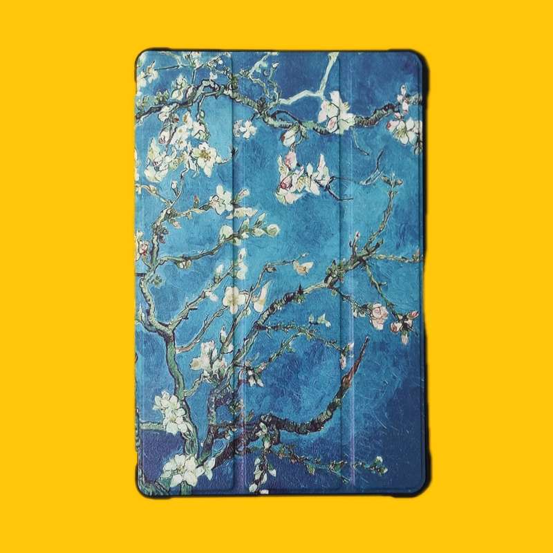 کیف کلاسوری طرح گل مدل OD_0GO مناسب برای تبلت سامسونگ Galaxy TabT505