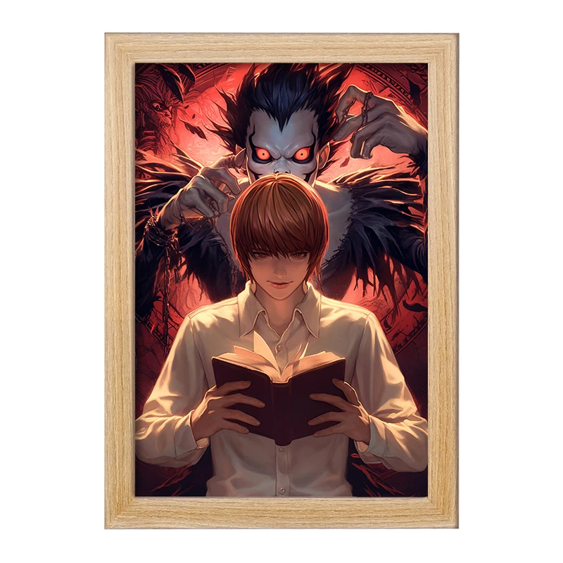 تابلو خندالو مدل انیمه دفترچه مرگ (Death Note) کد F9051