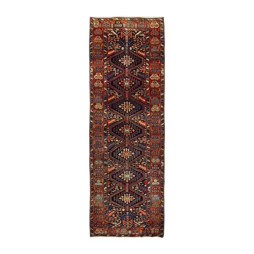 فرش دستبافت پنج متری طرح کردی کد  9.38.195