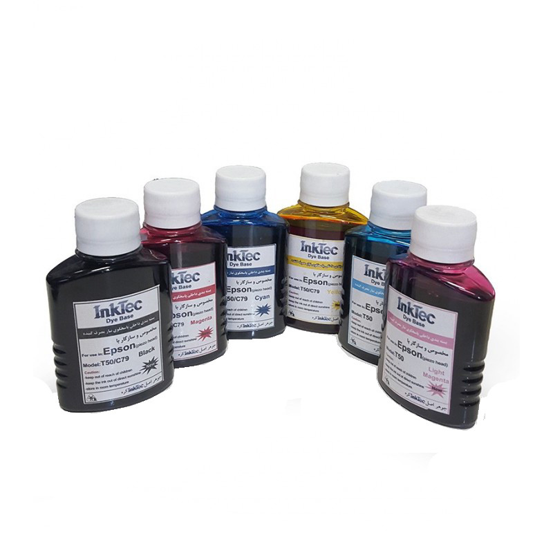 جوهر مخزن اپسون مدل 673 حجم 100 میلی لیتر مجموعه 6 عددی