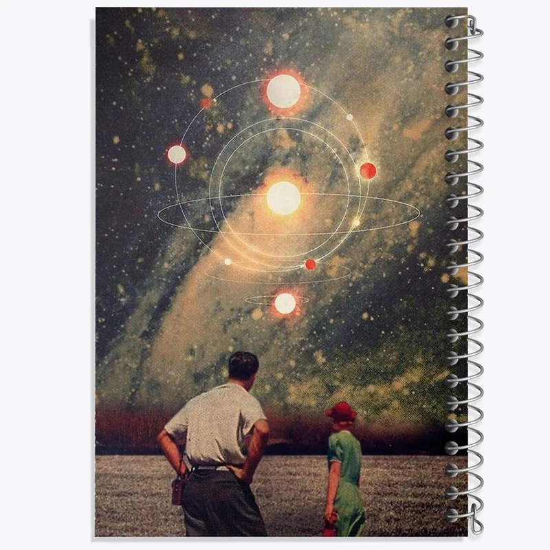 دفتر نقاشی 50 برگ خندالو مدل کهکشان کد 25385