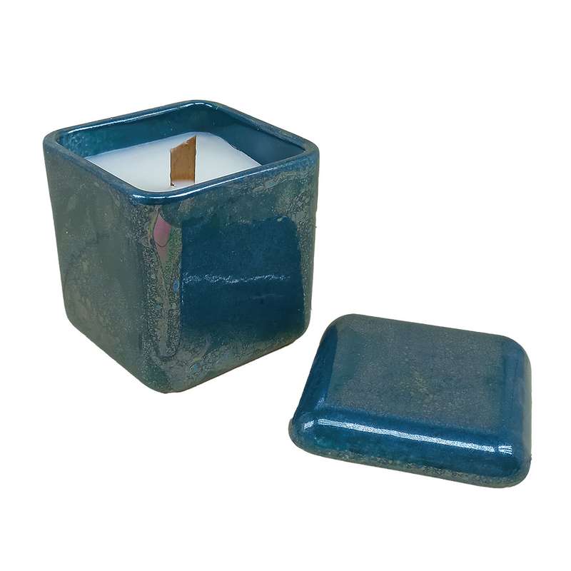 شمع دست ساز سرامیکی دردار کد123