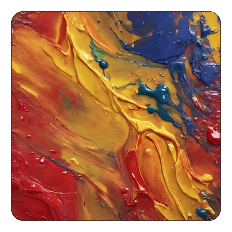 مگنت کاکتی طرح نقاشی رنگ روغن مدل mp70741