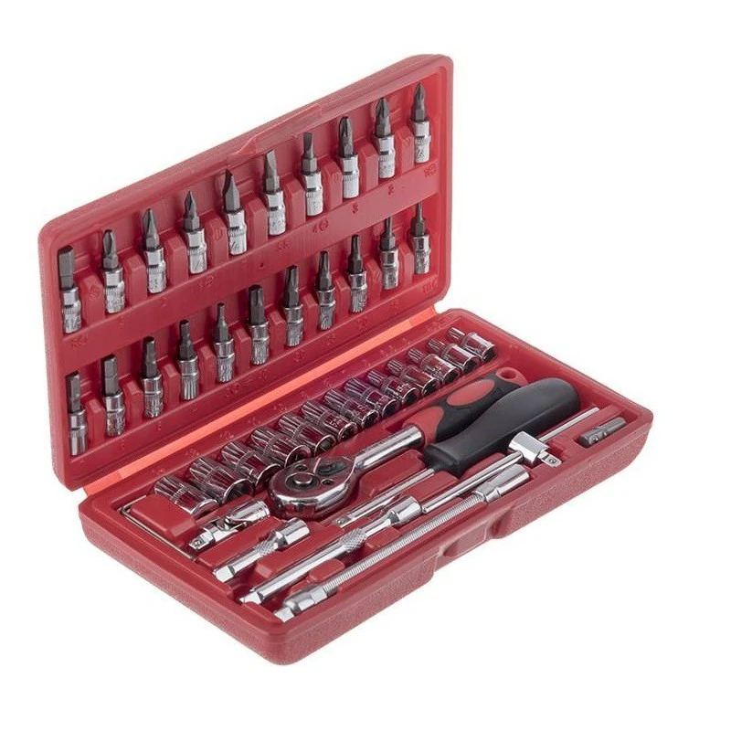 آچار و سری بکس المپیا مدل 46PARCHE مجموعه 46 عددی