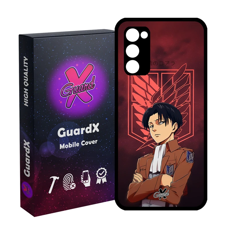 کاور گارد ایکس طرح Levi Anime مدل Glass10478 مناسب برای گوشی موبایل سامسونگ Galaxy S20 FE