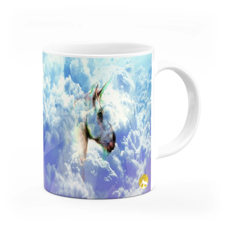 ماگ هومرو طرح یونیکورن اسب تک شاخ مدل MG9573