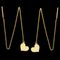 گوشواره طلا 18 عیار زنانه طلای مستجابی مدل بخیه ای قلب کد 670189