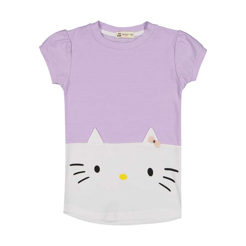 تی شرت دخترانه نونا مدل 2211396-64