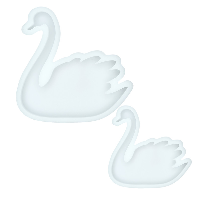 قالب رزین مدل جاکلیدی و آویز مرغابی های برکه مجموعه 2 عددی