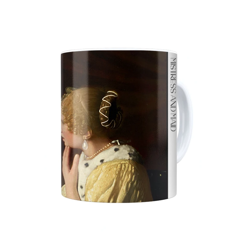 ماگ ترمه طراحان ایده مدل خانم و خدمتکار از ورمر کد art0574