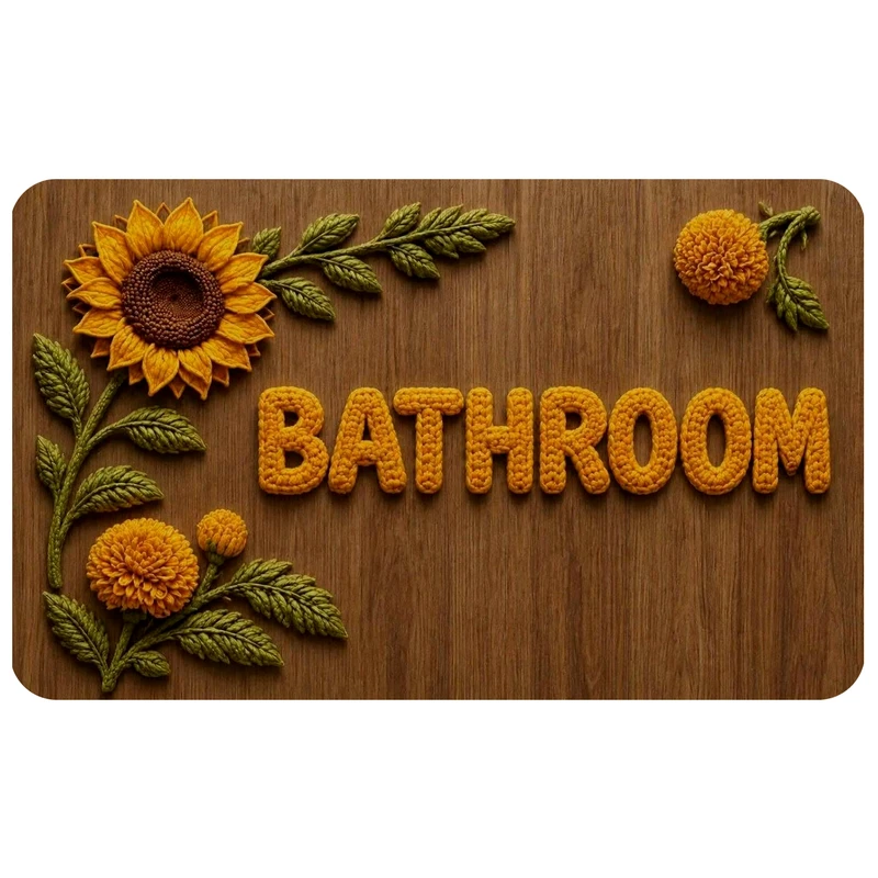 پادری مدل سرویس bath طرح گل 417m4 سایز 76x46 سانتی‌متر مناسب برای فضای داخلی