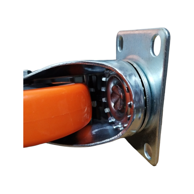 چرخ کفی‌گردان مدل ترمزدار کد 3-59-POL-125GT