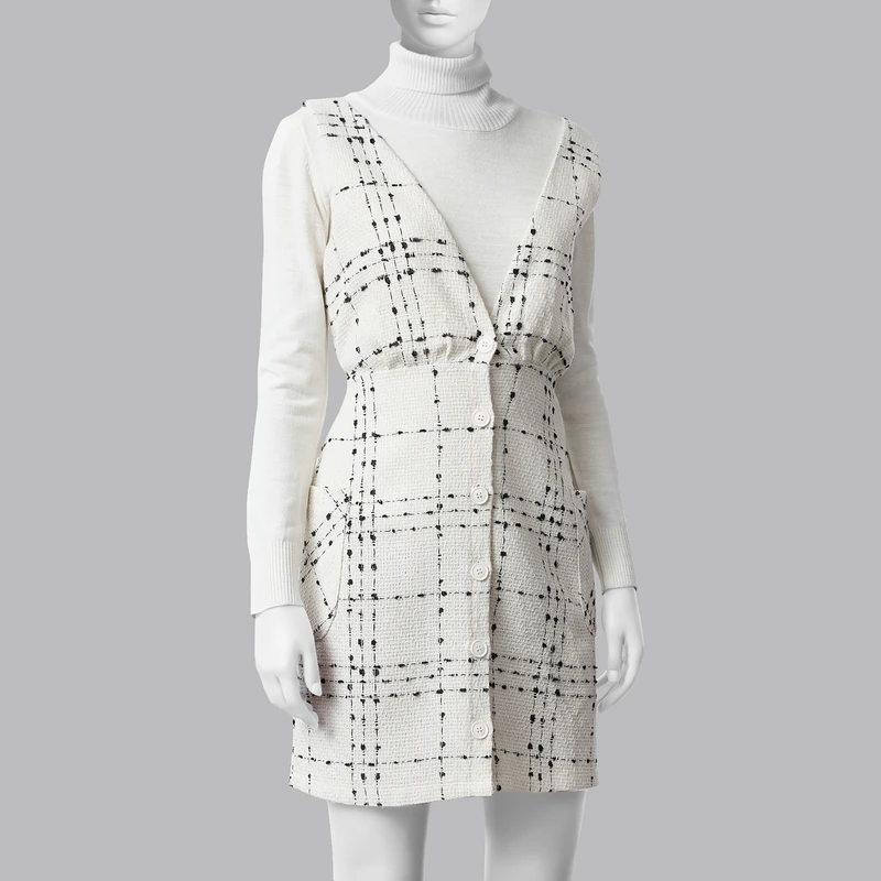 پیراهن یقه اسکی زنانه ترندیول مدل 834648288