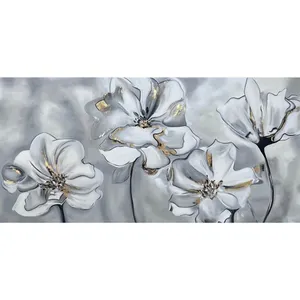 تابلو نقاشي رنگ روغن طرح گل
