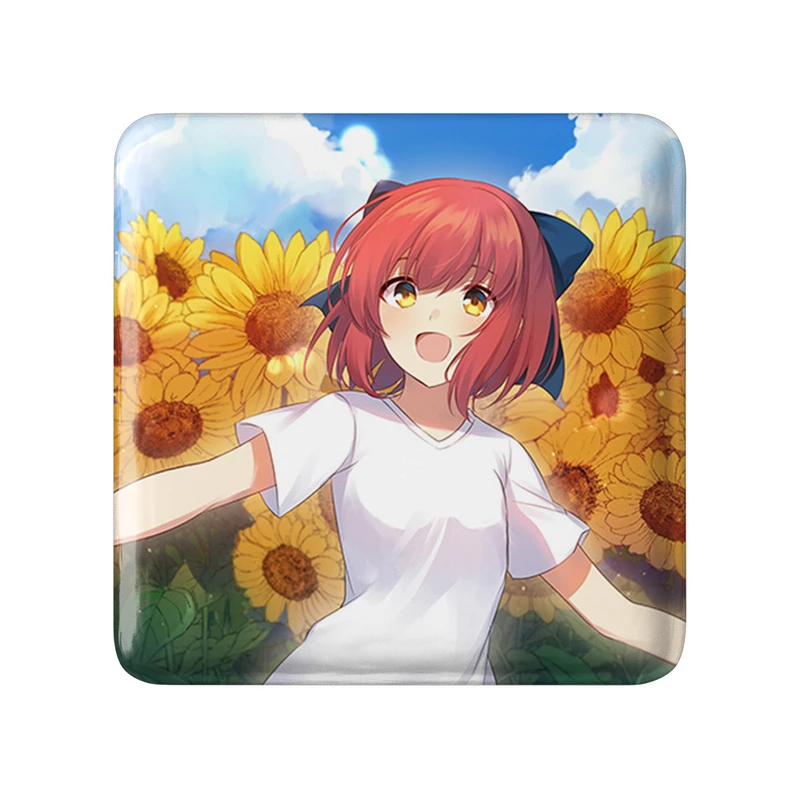 مگنت خندالو طرح بازی تسوکی هیمه‌ (Tsukihime) مدل مربعی کد 34508