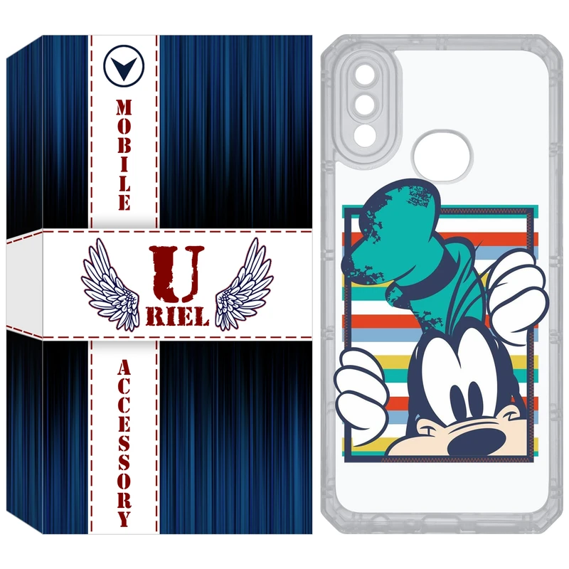 کاور یوریل مدل Clear کد 2 طرح سگ مناسب برای گوشی موبایل سامسونگ Galaxy A10S / M10S