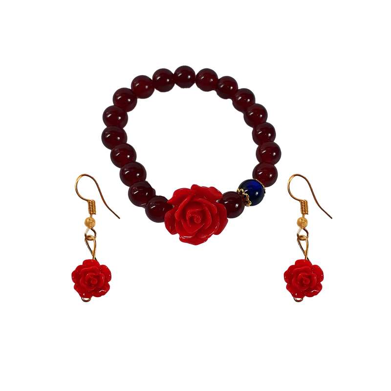 نیم ست دخترانه مدل مرواریدی کد 008