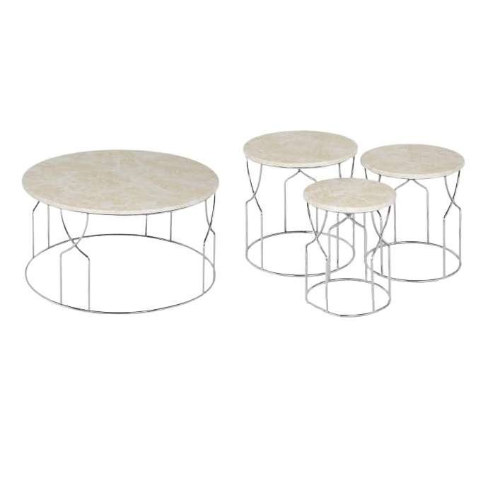 میز پذیرایی مدل Sil-623 مجموعه 4 عددی
