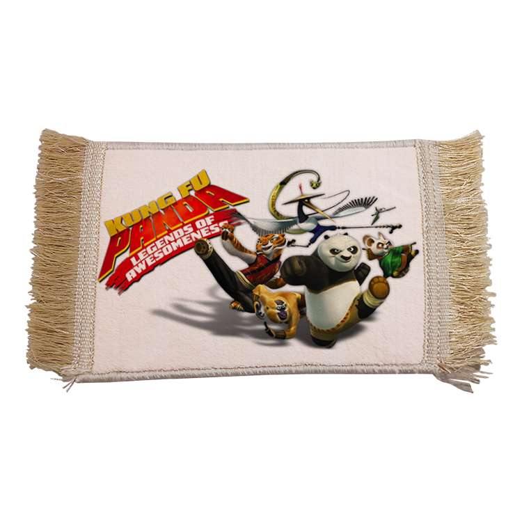 فرش ماشینی دیوارکوب مدل پاندا کونگ فو کار کد 73