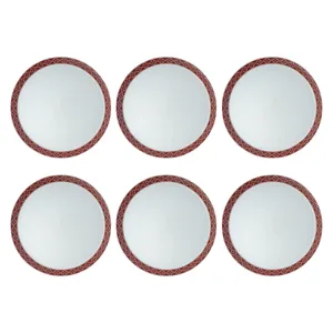 بشقاب غذاخوری زی مدل فرم اس 24 یلدا درجه عالی بسته 6 عددی