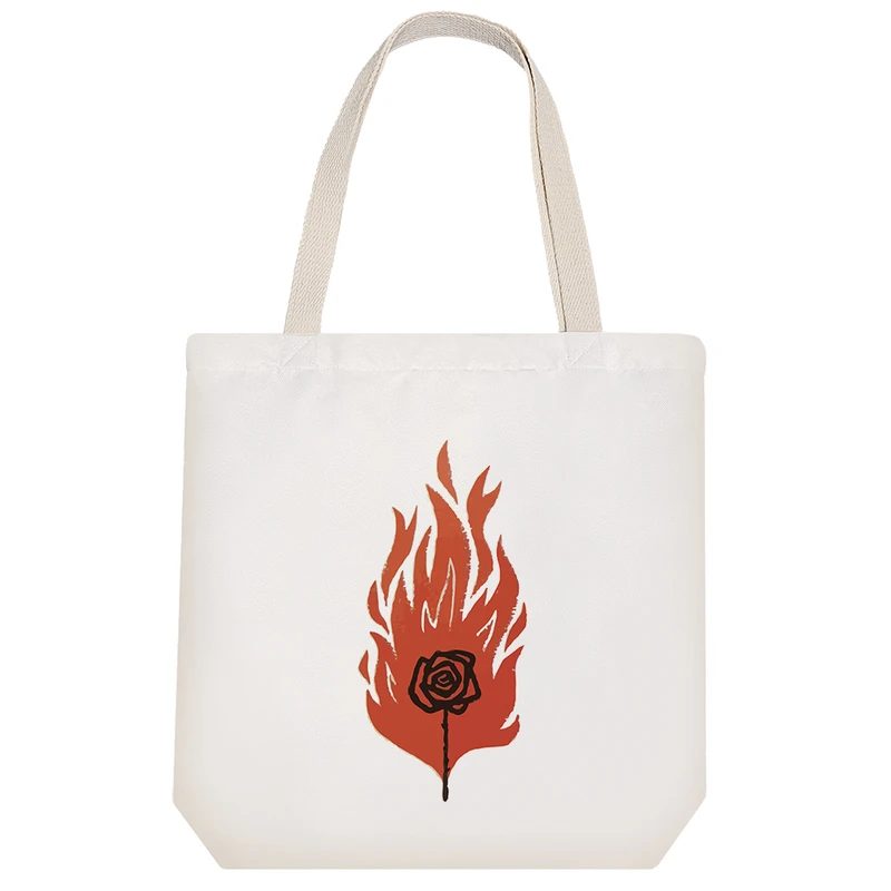 ساک خرید خندالو مدل گل آتشین کد 9610