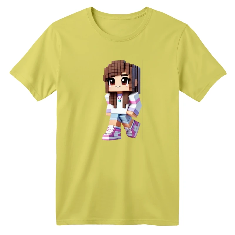 تی شرت آستین کوتاه بچگانه مدل دخترک کد 19