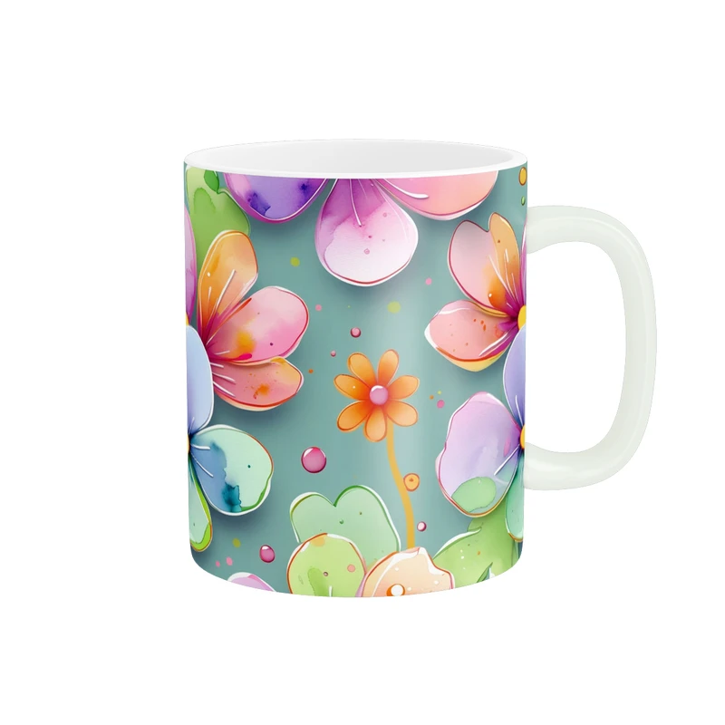 ماگ پاد آفرین طرح گل کد 4184