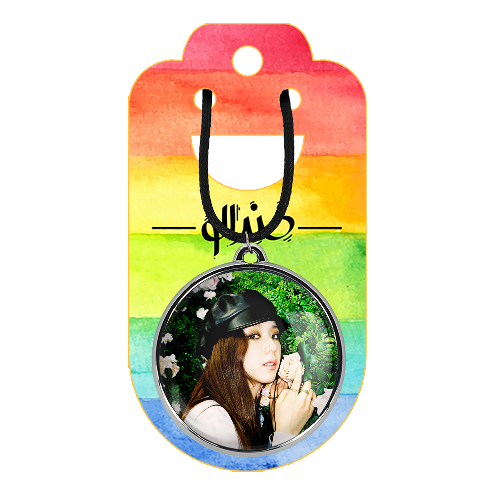 گردنبند خندالو مدل جیسو بلک پینک کد 1417814184