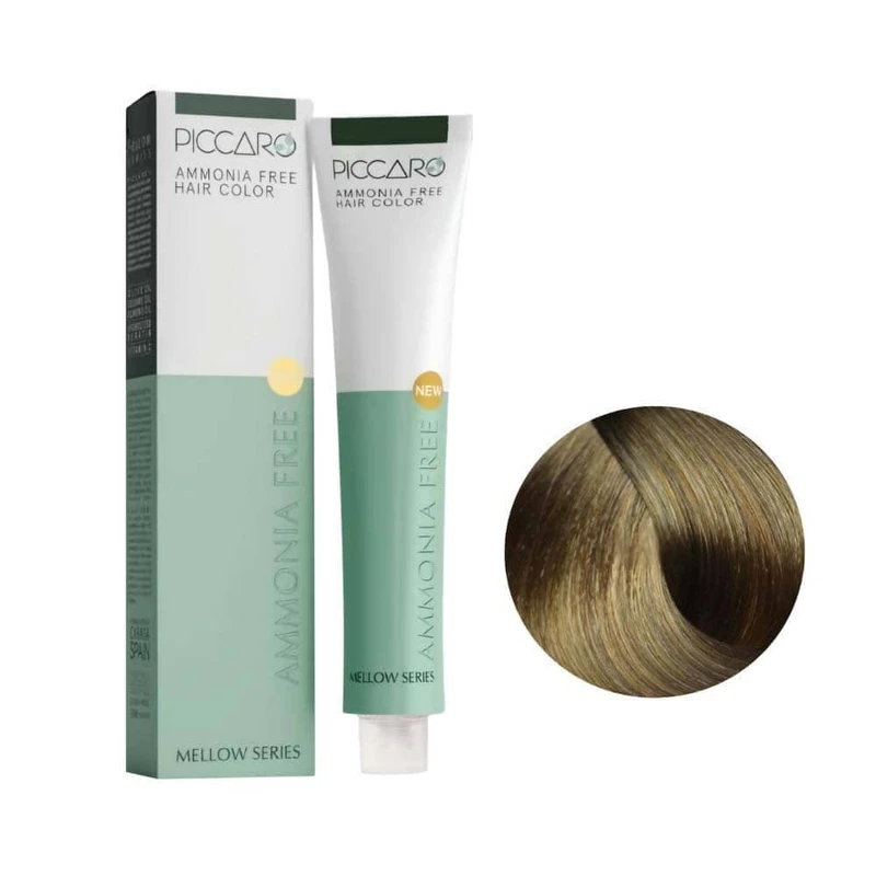 رنگ مو پیکارو شماره M8 حجم 100 میلی لیتر رنگ بلوند زیتونی روشن