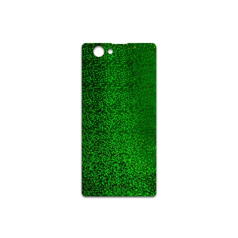 برچسب پوششی ماهوت مدل Green-Holographic مناسب برای گوشی موبایل سونی Xperia Z1 Compact