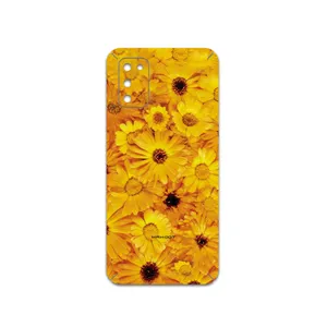 MAHOOT Yellow-Flower Cover Sticker for Samsung Galaxy M02s