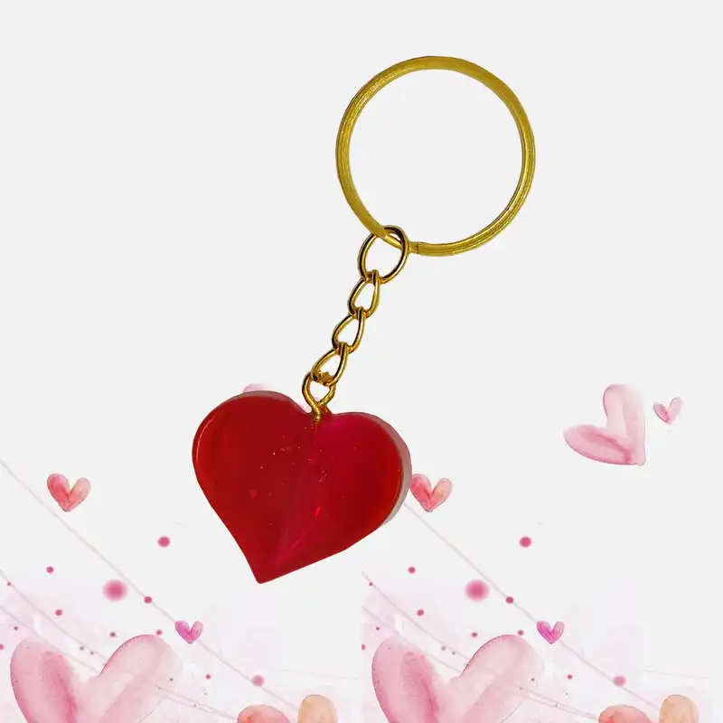 جاکلیدی رزینی طرح قلب پاستیلی کد 150413