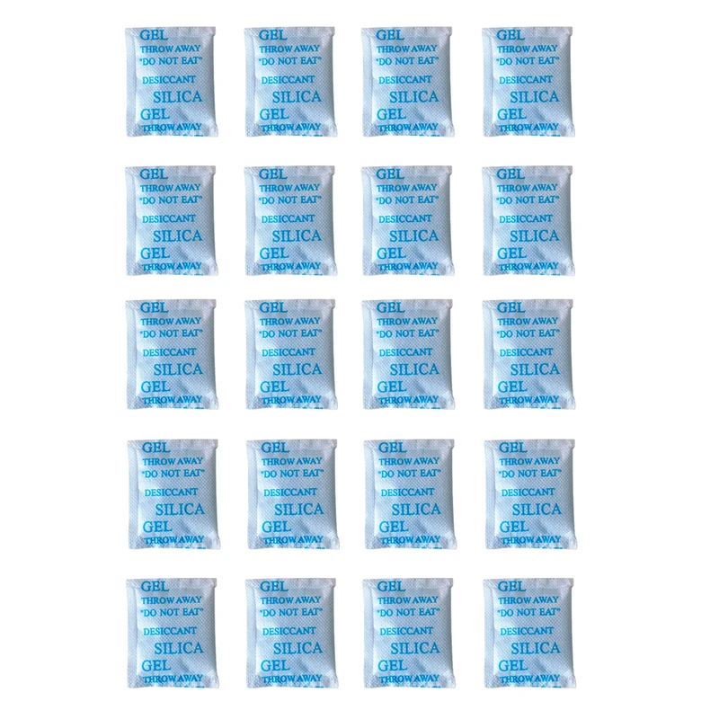 رطوبت گیر سیلیکاژل مدل RH4 وزن 1 گرم بسته 20 عددی