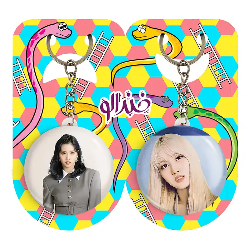 جاکلیدی خندالو مدل مومو گروه توایس TWICE کد 1992819936 مجموعه 2 عددی