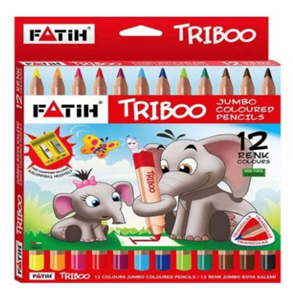 مداد رنگی 12 رنگ فاتح مدل F-001