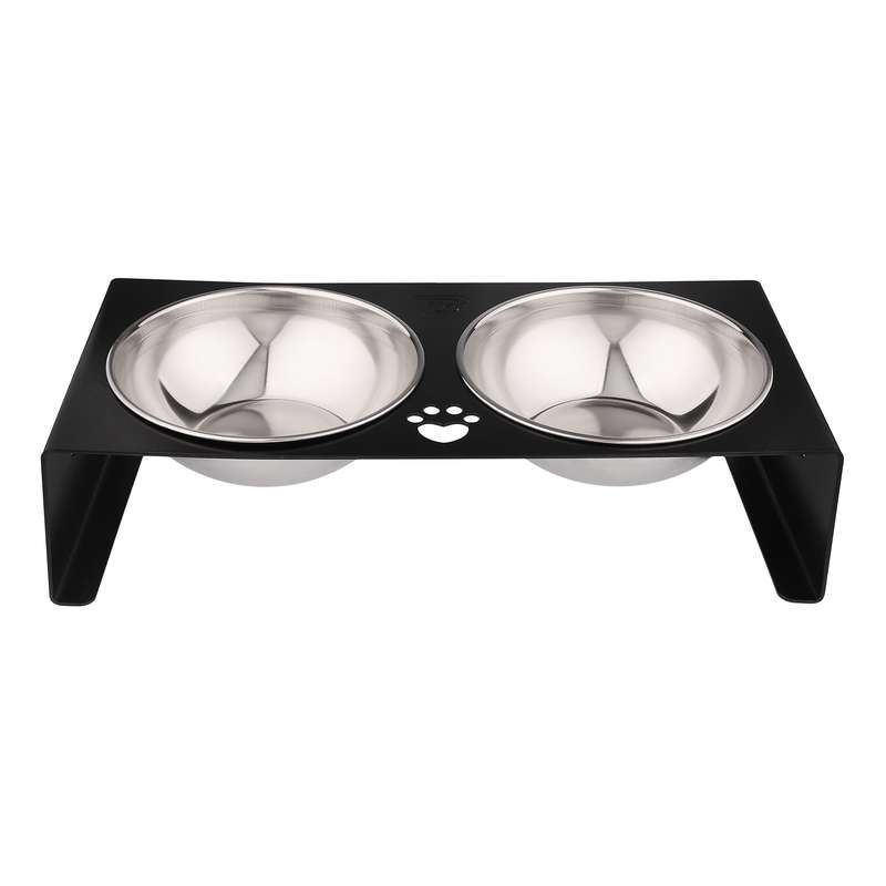 ظرف آب و غذا سگ و گربه تی بی تی مدل دو قلو